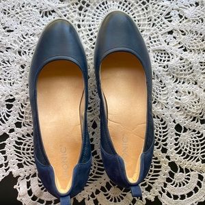 Vionic navy wedges